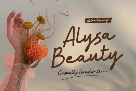 Alysa Beauty: The Elegant Handwritten Font for Modern Web Design