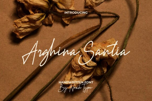 Arghina Santia: A Modern Handwritten Font for Elegant Craft Projects