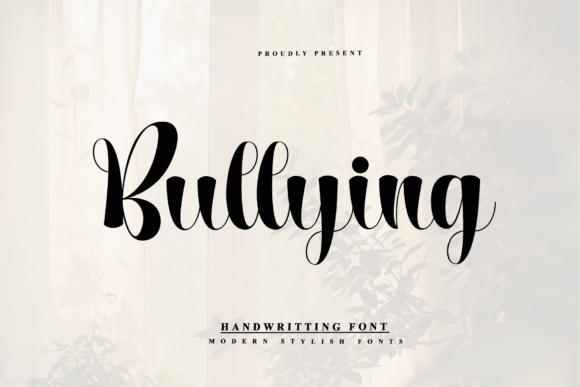 Bullying Typeface: A Handwritten Gem for Crafters and Makers