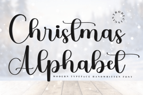 Christmas Alphabet: A Festive Typeface for Handmade Holiday Designs