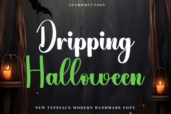 Dripping Halloween: A Whimsical Typeface for Seasonal Crafters