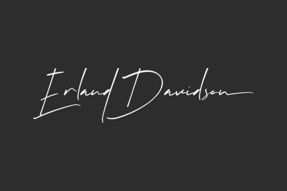 Erland Davidson: The Handwritten Typeface for Authentic Brand Identity