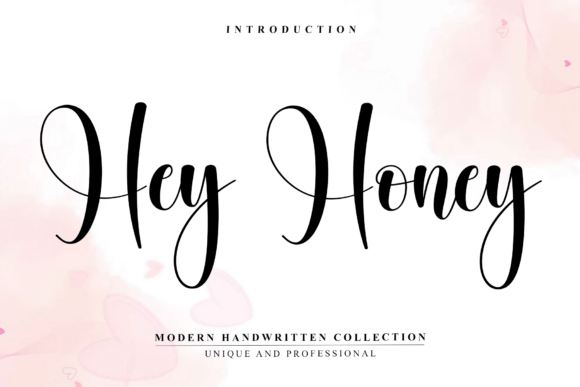 Hey Honey: A Modern Handwritten Script Font for Elegant Branding