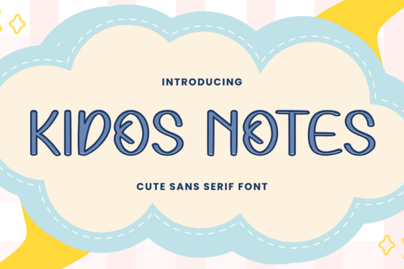Kidos Notes: A Cute Handwriting Font for Branding Projects