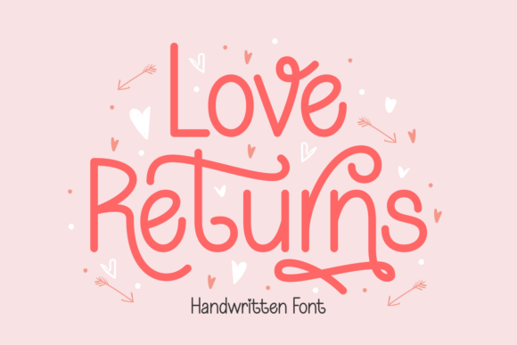 Love Returns: A Handwritten Typeface for Editorial Design