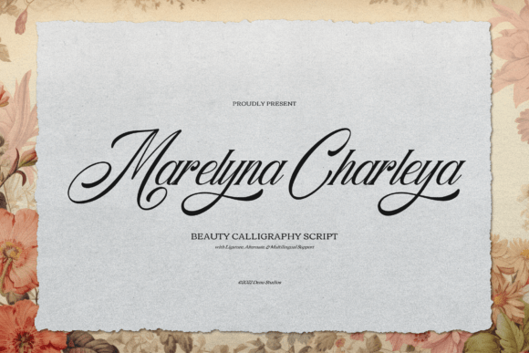 Marelyna Charleya: A Premium Script Font for Campaign Design