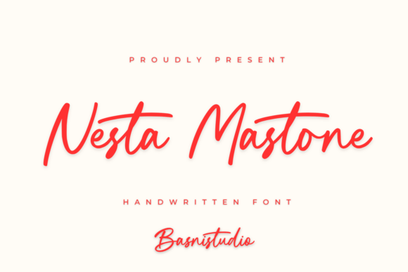 Nesta Mastone: Elevate Your Brand Identity With Modern Script Typography