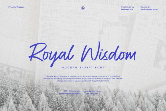Royal Wisdom Typeface: Elevating Digital Brand Identity