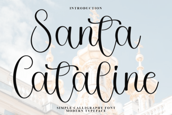 Santa Cataline: The Festive Typeface for Handmade Holiday Goods