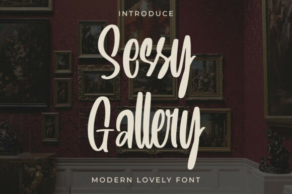 Sessy Gallery: The Handwritten Typeface That Elevates Campaign Visuals
