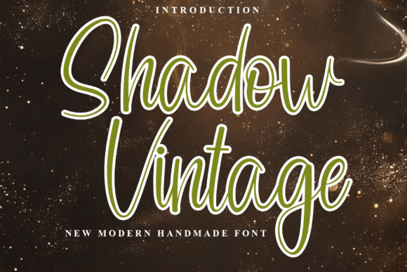 Shadow Vintage: The Creative Font for Festive Brand Storytelling