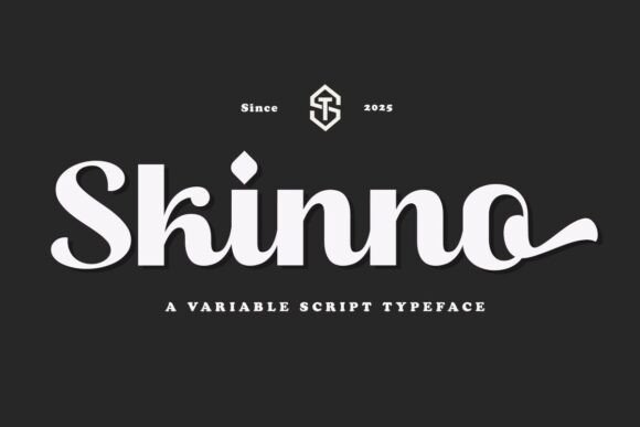 Skinno: A Variable Script Typeface for Modern Brand Identity