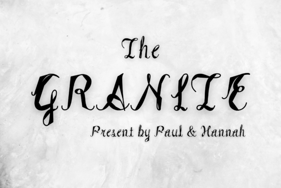 The Granite Typeface: A Handcrafted Script for Elegant Branding