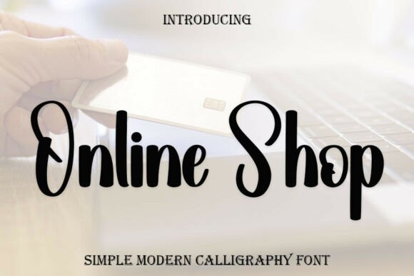 Upgrade Your Brand Identity With the Online Shop Typeface