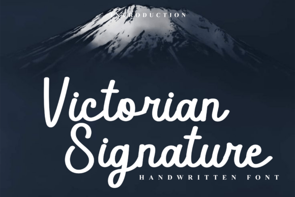 Victorian Signature: The Elegant Handwritten Font for Crafters and Sellers
