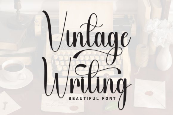 Vintage Writing: A Handwritten Typeface for Authentic Brand Identity